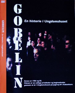 Cover for DVD-udgave af filmen Gobelin - En historie i Ungdomshuset